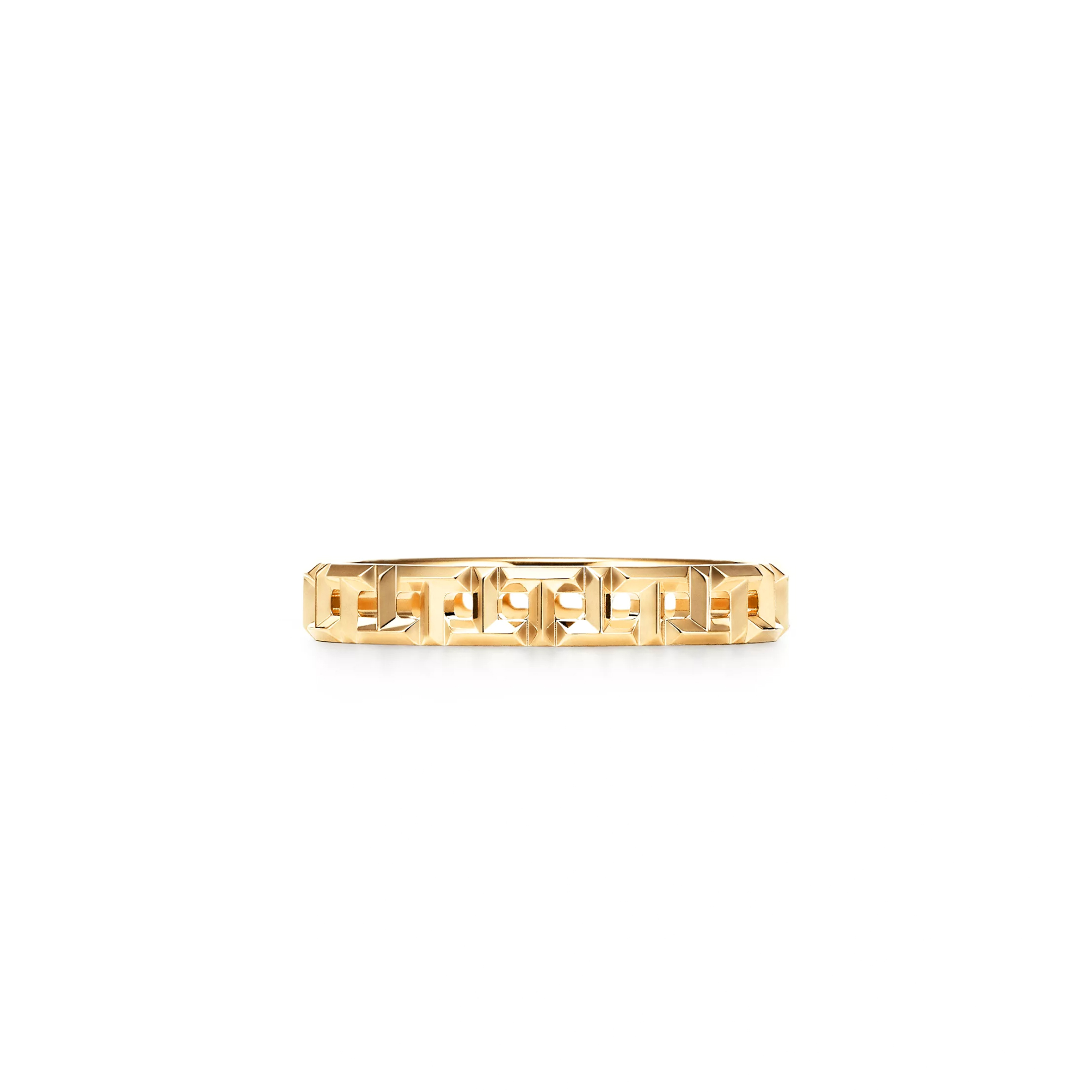 TIFFANY T TRUE NARROW RING IN YELLOW GOLD 62507853